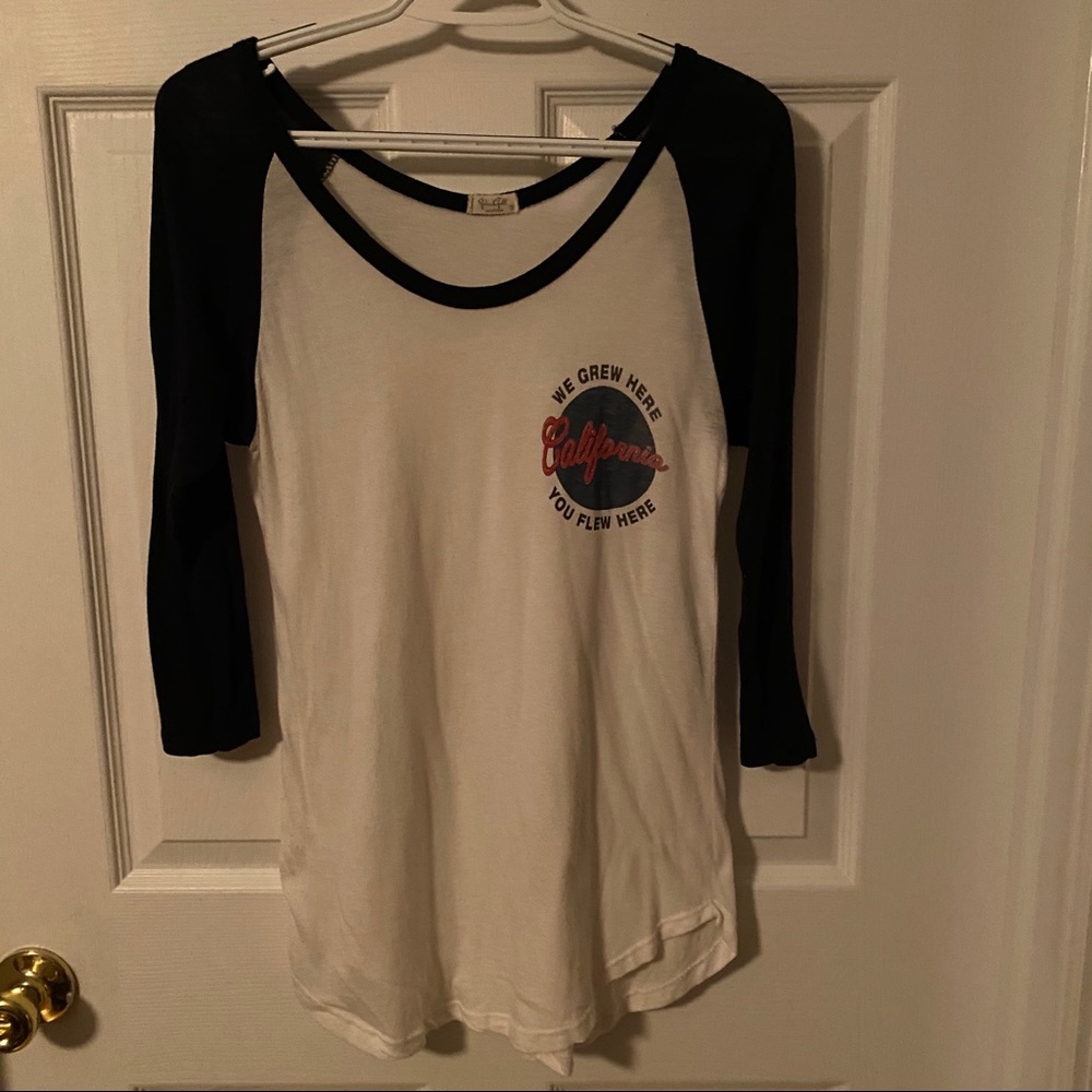 Baseball T-shirt with California graphic